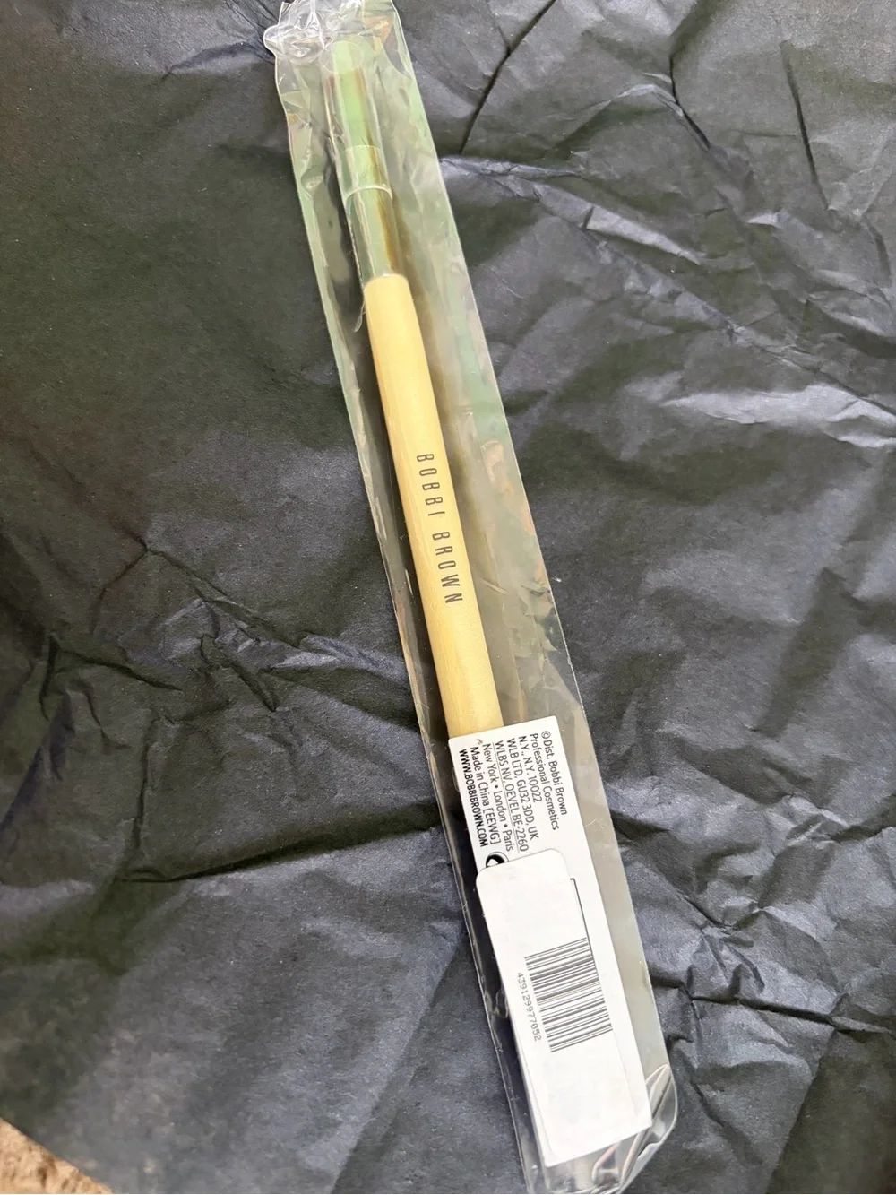 NEW BOBBI BROWN dual-ended brow definer & groomer brush in brown